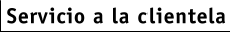 Servicio a la clientela
